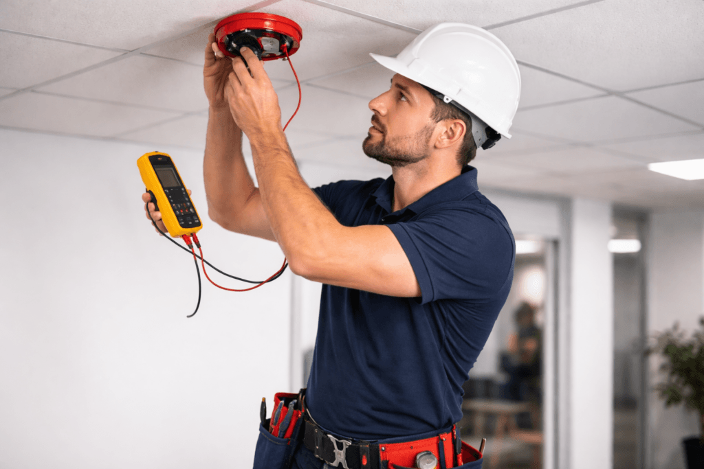 fire alarm installer